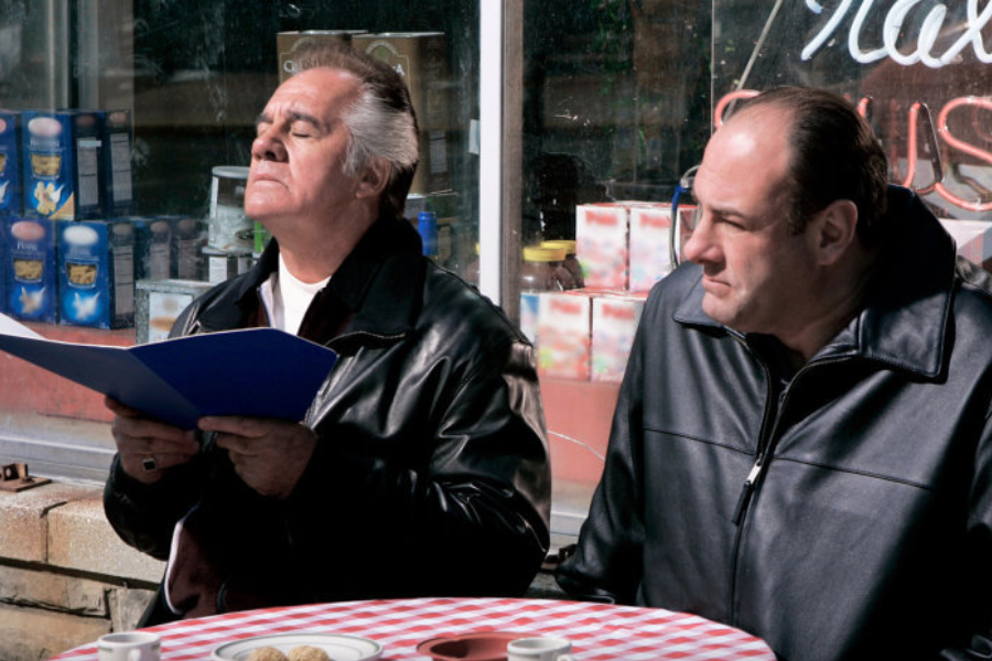 Tony Soprano and Paulie